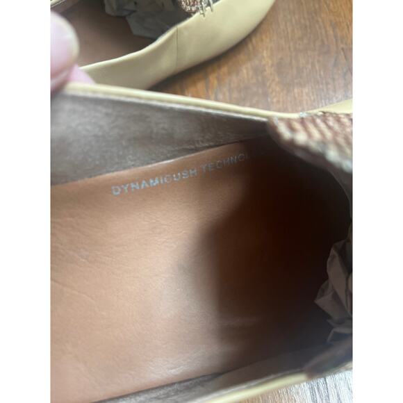 Fitflop Lena Tan Snake Leather Loafers Sz 10 - Picture 7 of 7